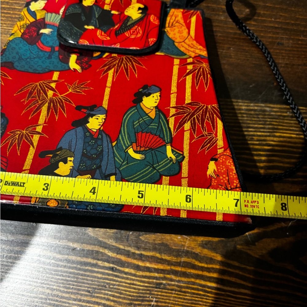 Angela Frascone Vintage Japanese Art Print Handbag - Rare & Artistic - Picture 11 of 13